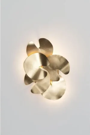 Bestel Nu Holländer CONTROVERSIA Muurlamp LED Goud, 5-lichts
