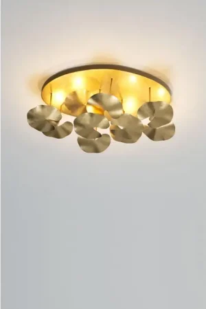 Koop Vandaag Holländer CONTROVERSIA Plafondlamp LED Goud, 10-lichts