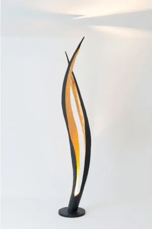 Holländer BARBONE Staande lamp Bruin, Goud, Zwart, 1-licht Lage Prijs