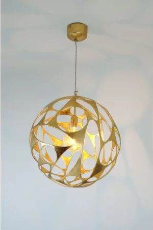 Holländer TALISMANO Hanglamp Goud, 1-licht Op = Op