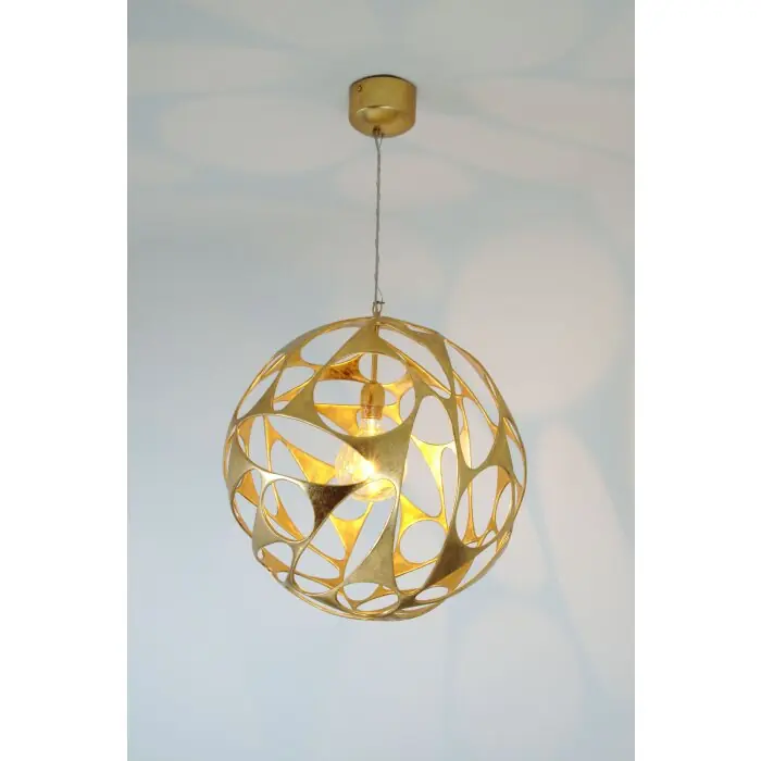 Holländer TALISMANO Hanglamp Goud, 1-licht Op = Op