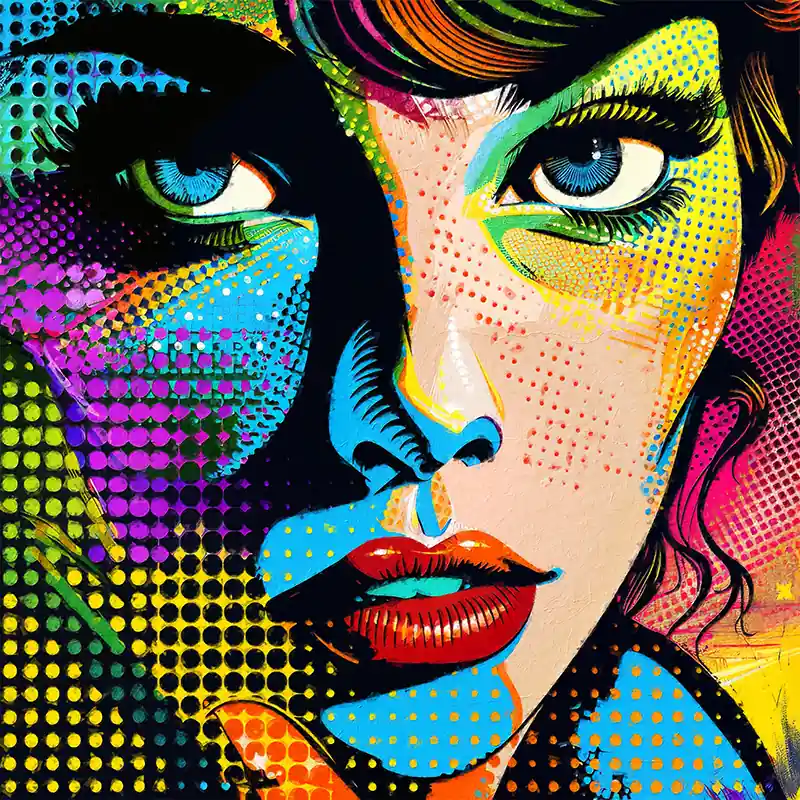 Vrouw Pop Art Stijl Beste Prijs