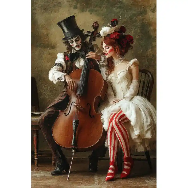 Fabrieksprijs Man speelt op cello