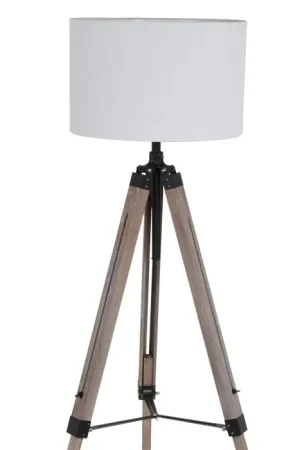Aanbieding Steinhauer Triek Staande lamp Hout licht, Zwart, 1-licht