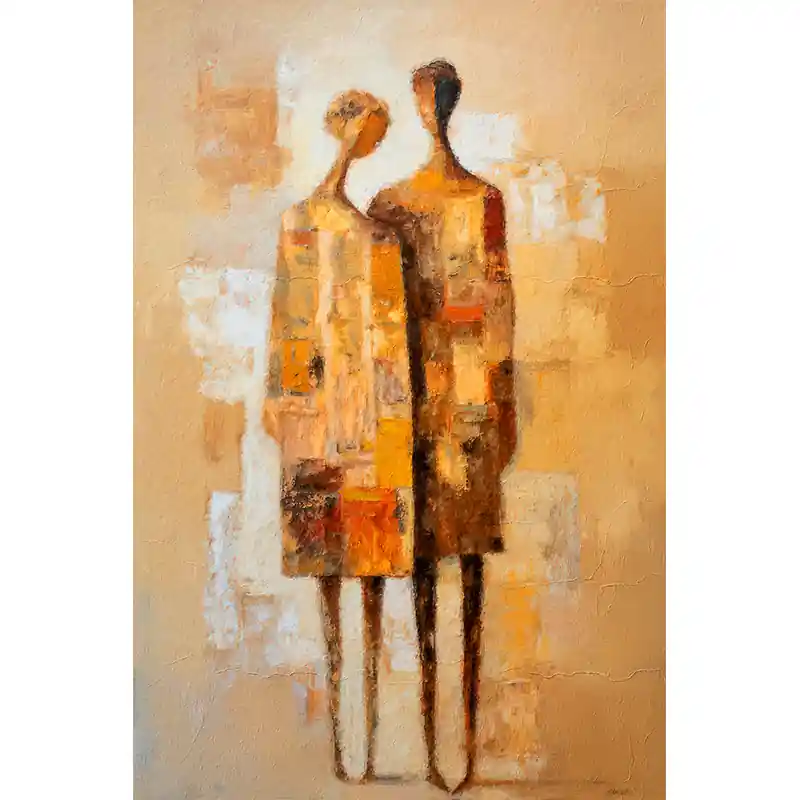 Samen silhouetten kunst Rechtstreeks Van De Fabrikant