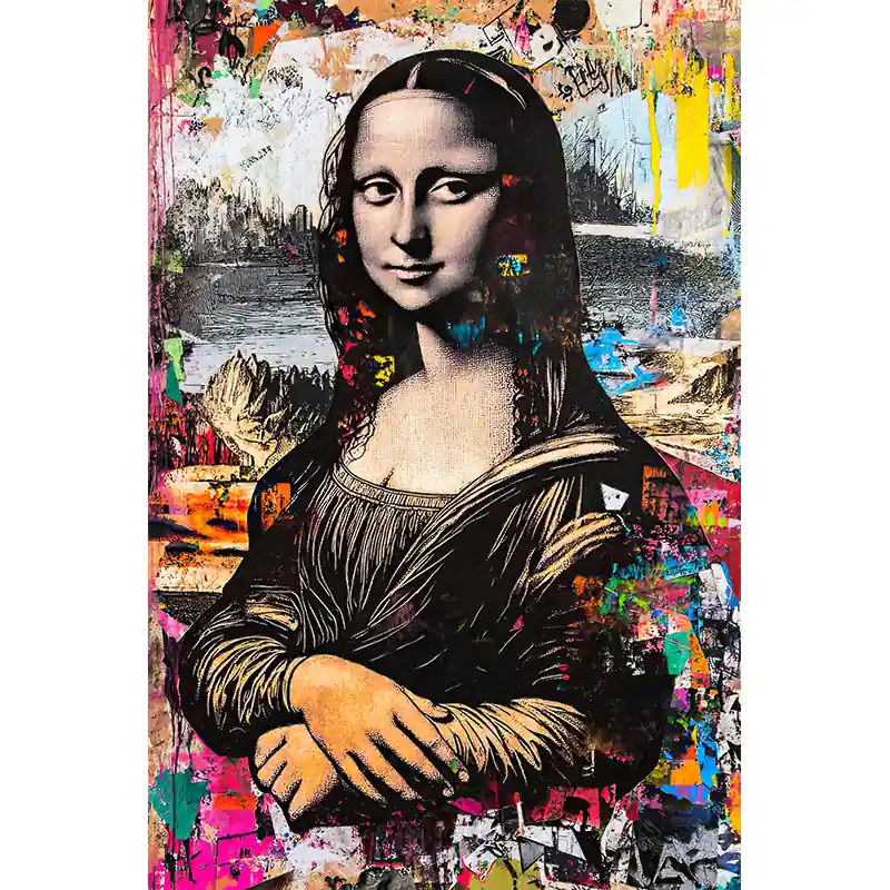 Bestseller Mona Lisa schilderij mixed
