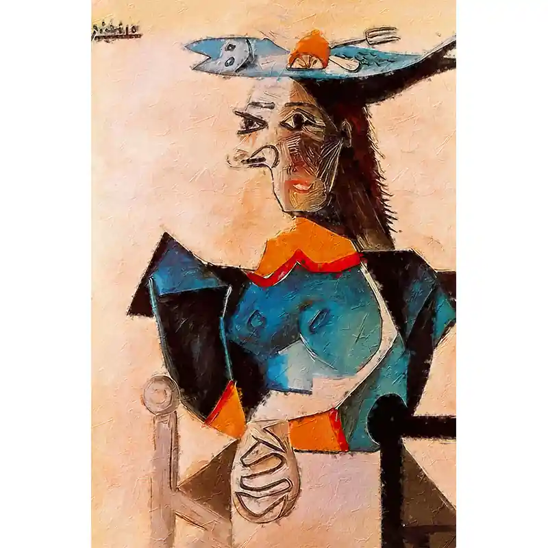 portret vrouw - Picasso Nieuw
