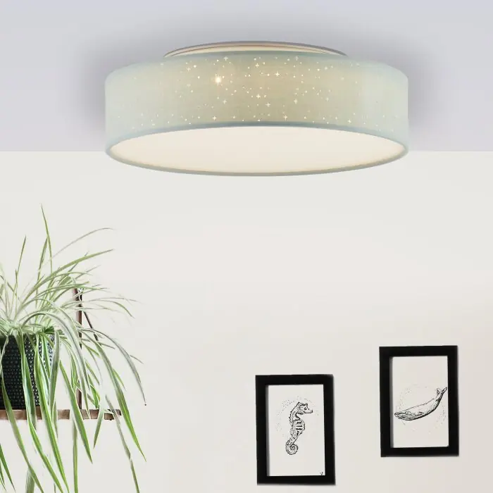Brilliant Baska Plafondlamp LED Zilver, 1-licht Beste Prijs