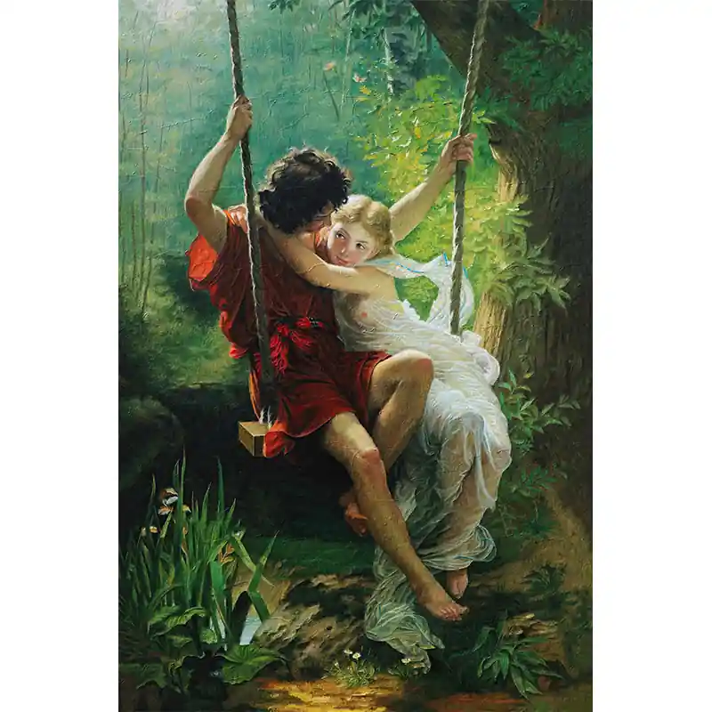 Uitverkoop The Swing (Springtime) - Pierre Auguste Cot