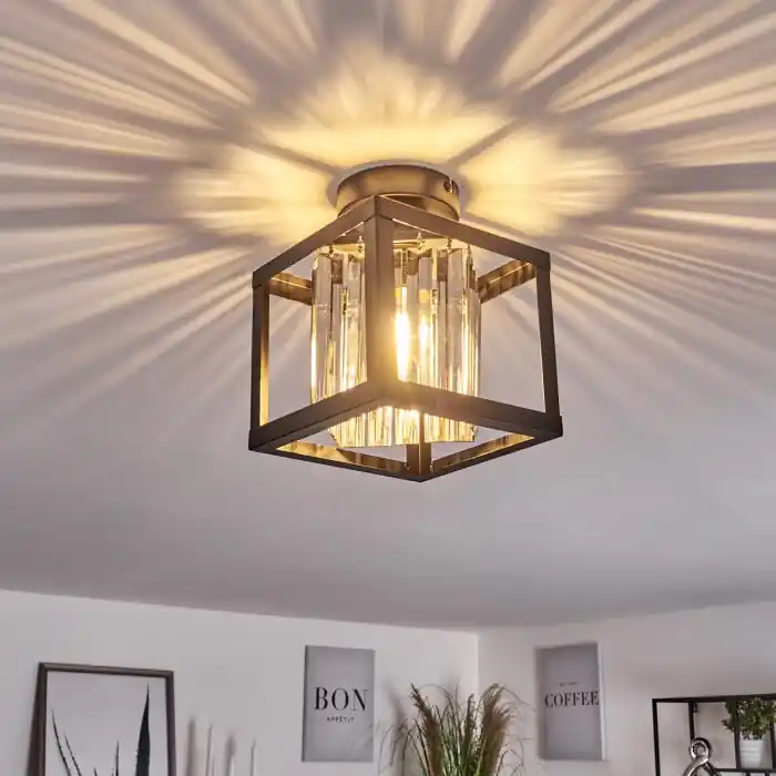 Barracon Plafondlamp Zwart, 1-licht Betaalbaar