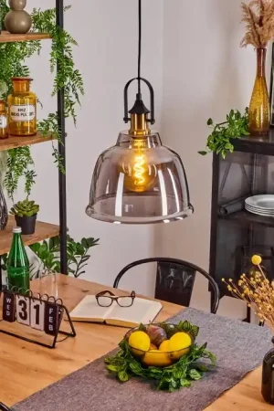 Weekendaanbieding Trejos Hanger Messing, Zwart, 1-licht