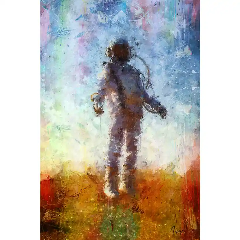 Bestseller astronaut in space