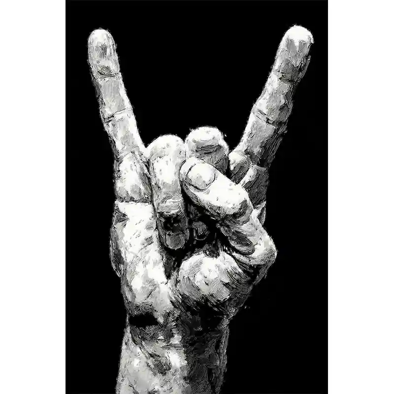 Hand Drawn Rock Art Gereduceerde Prijs