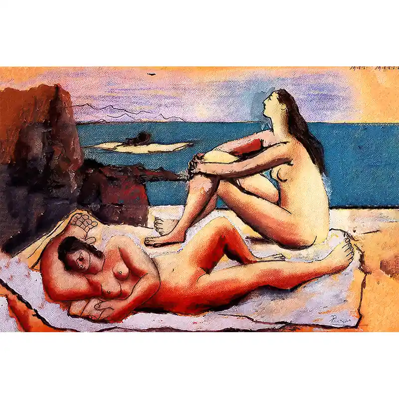 Direct Beschikbaar Trois baigneuses - Picasso