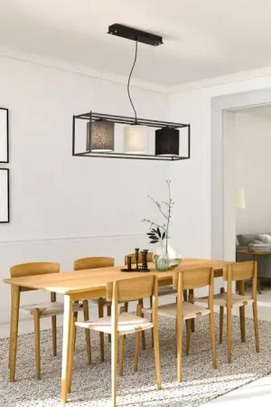 Honsel GILLI Hanglamp Zwart, 3-lichts Hete Deal