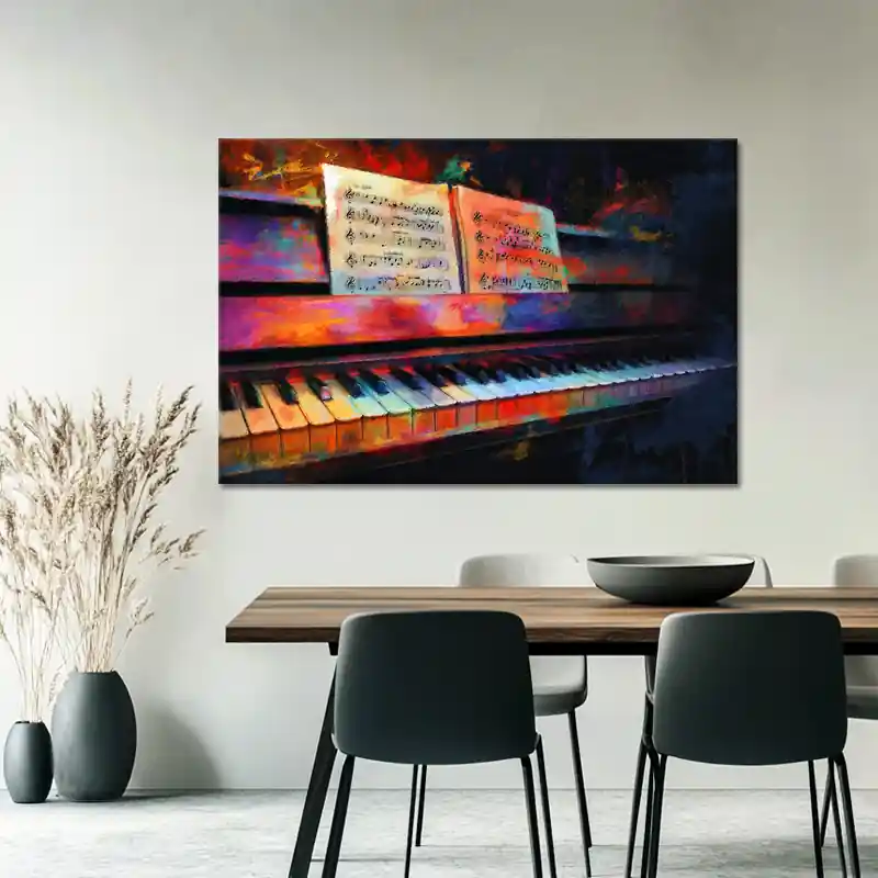 Laatste Kans Kleurrijke piano