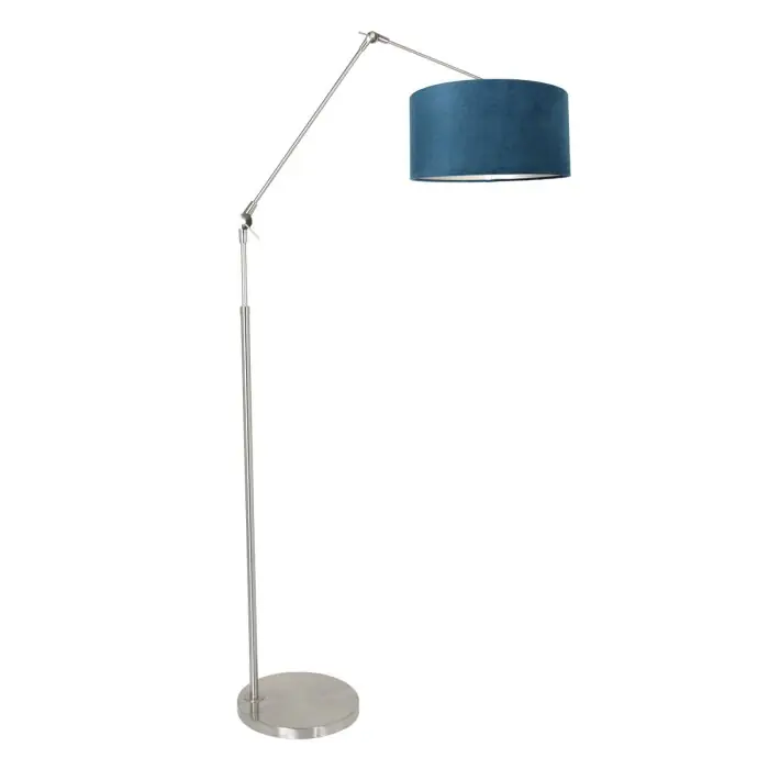 Steinhauer Prestige Chic Staande lamp roestvrij staal, 1-licht Gecertificeerd