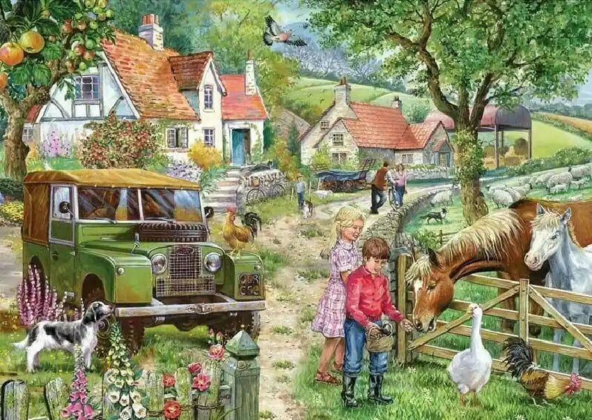 Gereduceerde Prijs Orchard Farm Legpuzzel 1000 stukjes