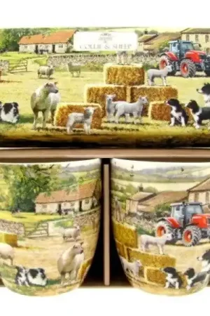 Betrouwbaar Mokkenset schaap en collie