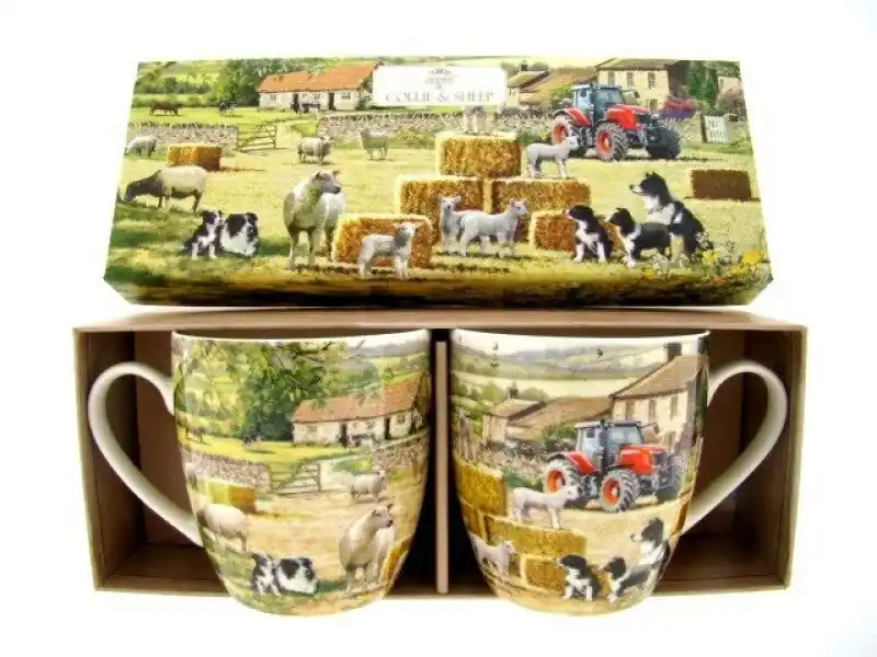 Betrouwbaar Mokkenset schaap en collie