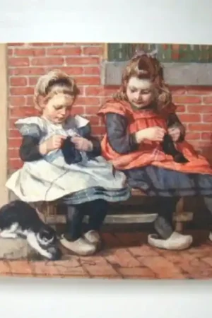 Lage Kosten Ot en Sien placemat / Sien met buurmeisje