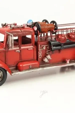 Actieprijs Miniatuurmodel brandweerauto met slangen