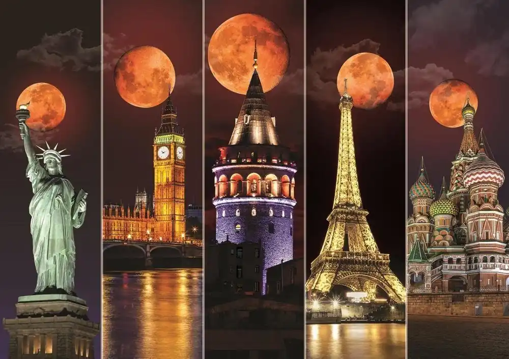 Art puzzel Blood Moon 1500 stukjes Premium