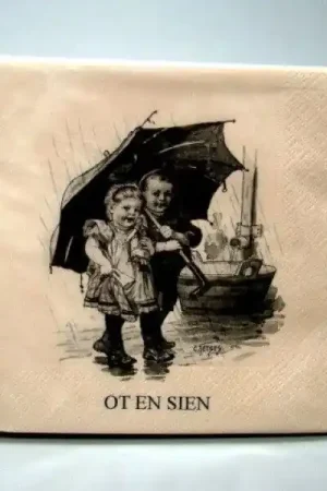 Veilige Betaling Ot en Sien servetten/ Paraplu