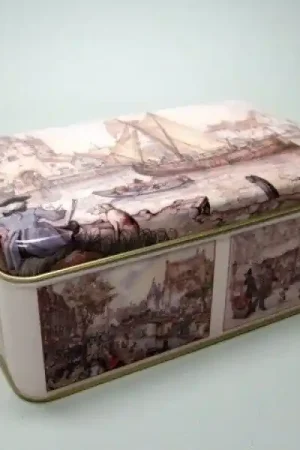 Gecertificeerd Blik met boten / Anton Pieck
