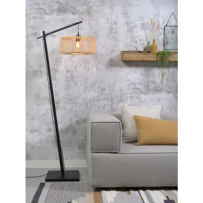 Exclusieve Aanbieding Good & Mojo BROMO Staande lamp Zwart, 1-licht