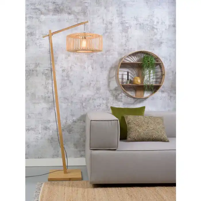 Hete Deal Good & Mojo BROMO Staande lamp Natuurlijke kleuren, 1-licht