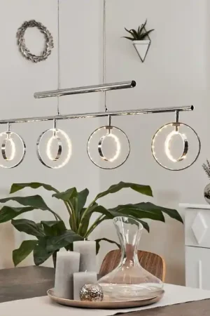 Reality GINA Staande lamp LED Chroom, 4-lichts Lage Prijs