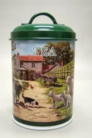 Blik Tea schaap en collie Koop Vandaag