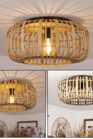 Aanbieding Teheran Plafondlamp Zwart, 1-licht
