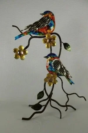 Weekendaanbieding Vogeltjes op tak multicolor