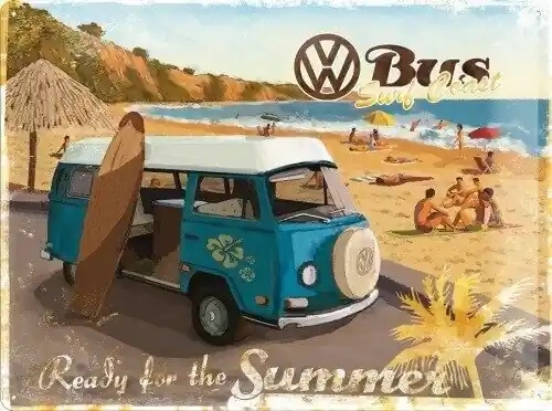 Betrouwbaar Metalen wandbord Volkswagen Surf Cost