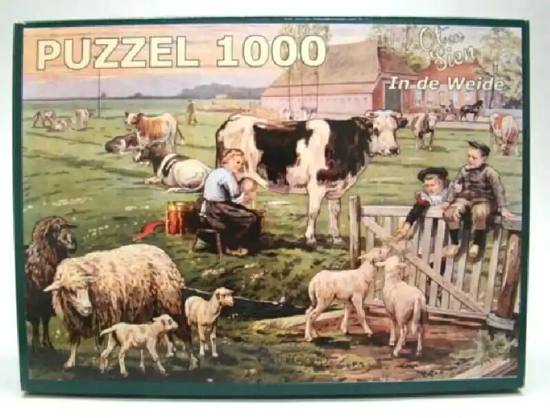 Flitsaanbieding Ot en Sien puzzel in de weide