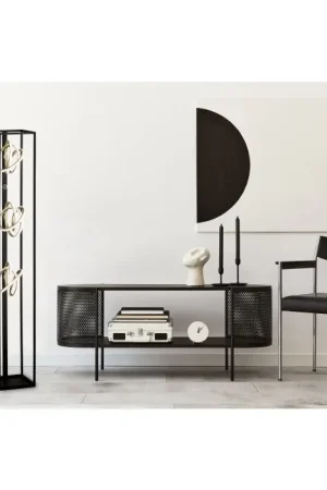 Speciale Aanbieding Fischer & Honsel Gisi Staande lamp LED Zwart, 3-lichts