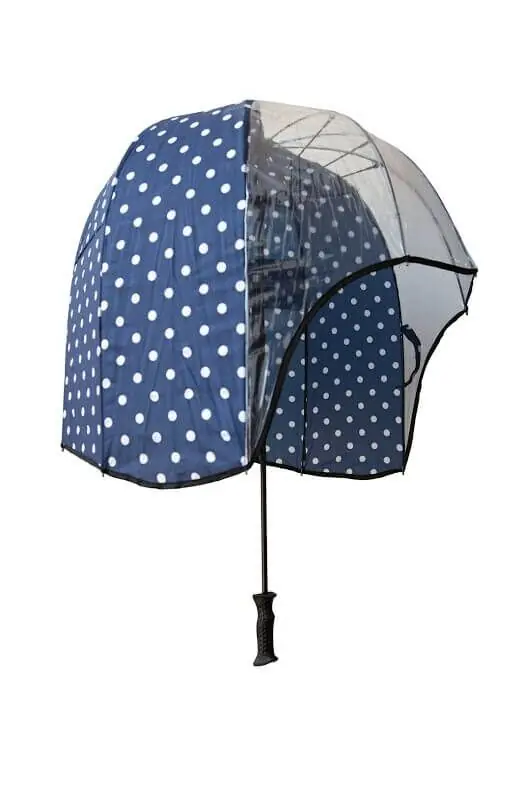 Stormparaplu Polkadot Blauw / Replu Hete Deal
