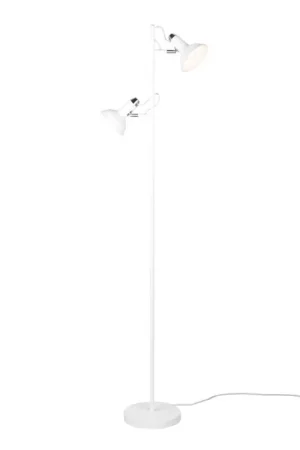 Alleen Vandaag Trio Roxie Staande lamp Wit, 2-lichts