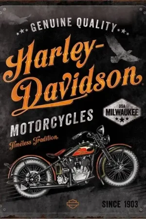 Fabrieksprijs Harley Davidson Wandbord Timeless Tradition
