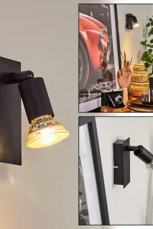 Bestel Nu Castillo Muurlamp Zwart, 1-licht