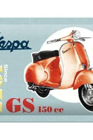 Wandbord Vespa 1955 Direct Verzonden