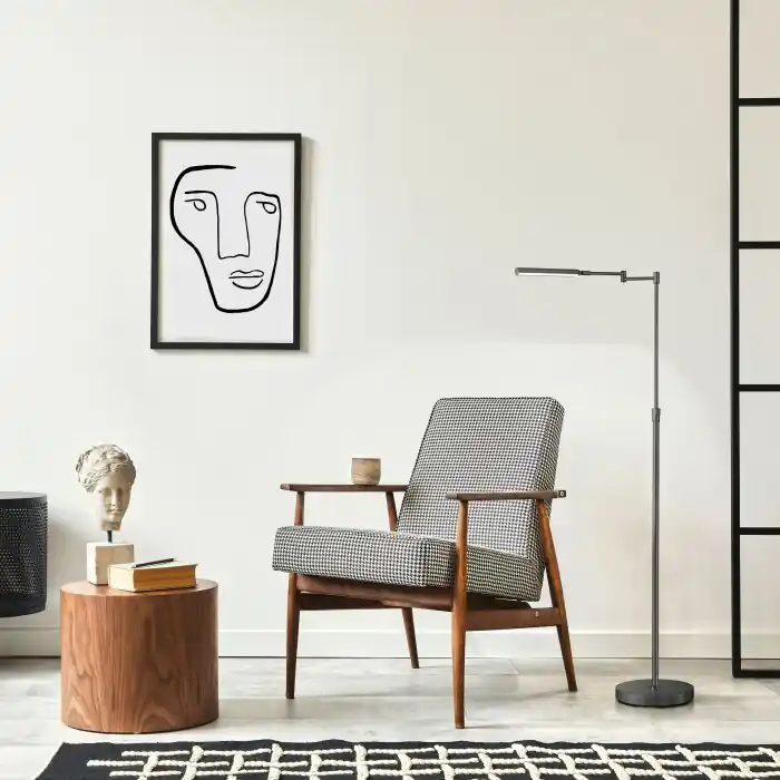 Fischer & Honsel Nami Staande lamp LED Zwart, 1-licht Goedkoop