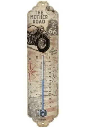 Laatste Versie Thermometer route 66 motor
