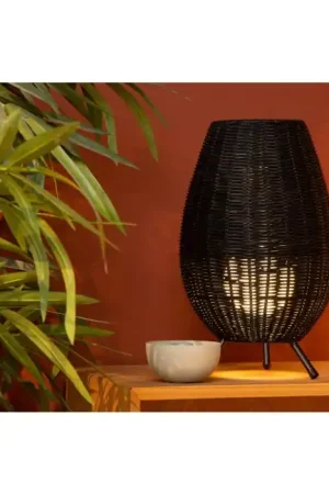 Voordeelprijs Lucide COLIN Tafellamp Zwart, 1-licht