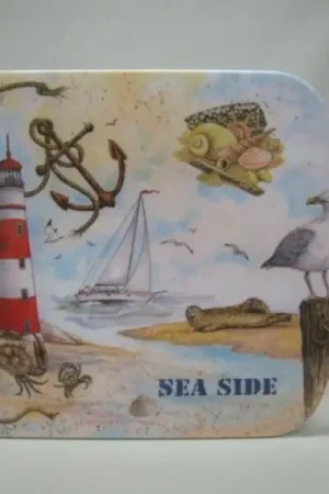 Gratis Retour Snijplank met Strandprint