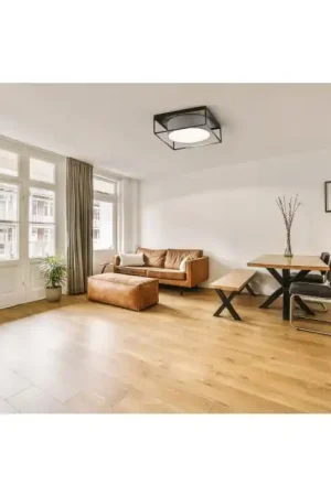 Bestel Nu Fischer & Honsel Carre Plafondlamp Zwart, 3-lichts