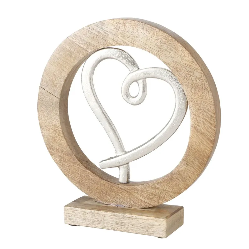 Sculptuur Loretja rond Hart Exclusieve Aanbieding