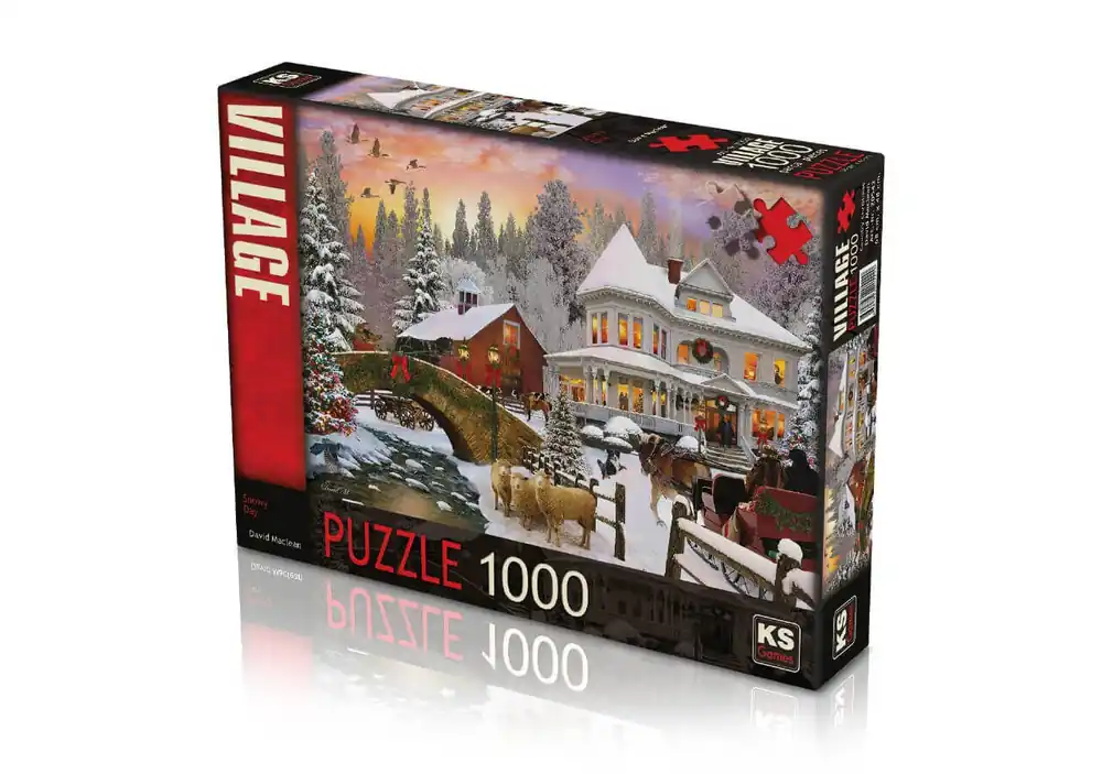 Snowy Day legpuzzel 1000 stukjes Beperkte Voorraad